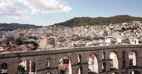 Kavala bridge Stock Footage 81256466
