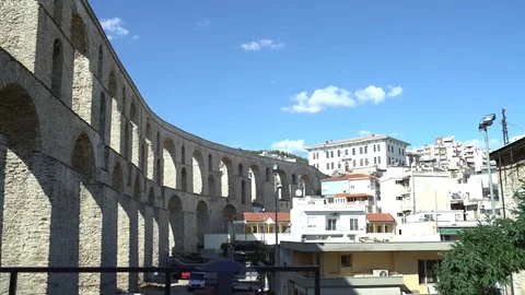 Kavala bridge Stock Footage 81256473