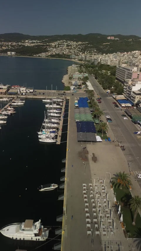 KAVALA CITY GREECE Vertical Stock Footage 280229115