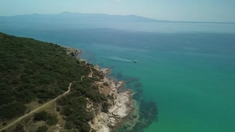KAVALA First Dune BEACH Stock Footage 280269658