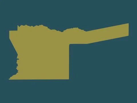 Kavango East, Namibia. Solid color shape Stock Illustration