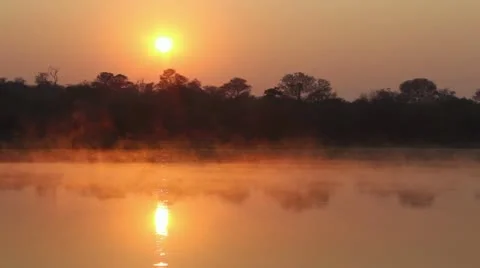Kavango Sunrise 001.mp4 Stock-Footage 22293677