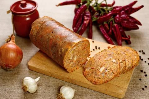 Kavurma on the table. Stock Photos