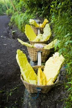 Kawah Ijen Volcano, Java, Indonesia, Asia 스톡 사진