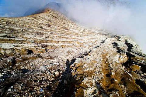 Kawah Ijen Volcano, Java, Indonesia, Asia Stock-Fotos