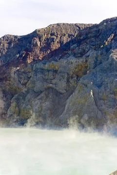 Kawah Ijen Volcano, Java, Indonesia, Asia Foto stock