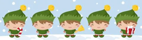 Kawaii elf Stock Illustration