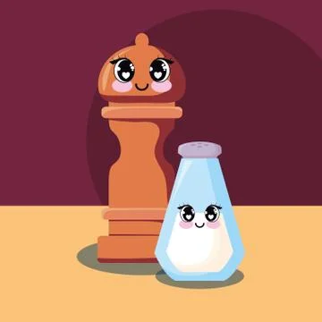 Kawaii objects design Stock Illustration