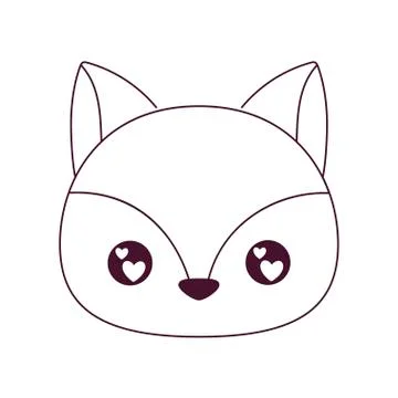Kawaii squirrel cartoon vector design Illustrazione stock