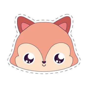 Kawaii squirrel cartoon vector design Stock Illustration
