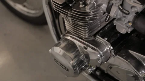 Kawasaki Engine Pan Stock Footage 34334738
