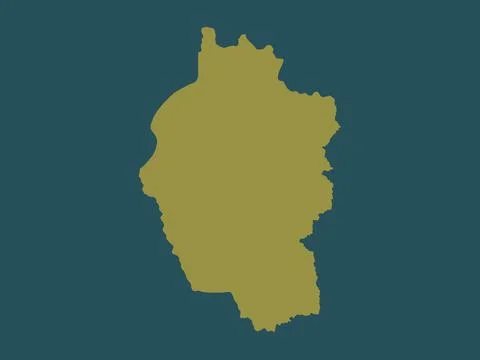 Kayah, Myanmar. Solid color shape 스톡 일러스트