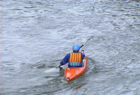 Kayak 04 Stock Footage 491722