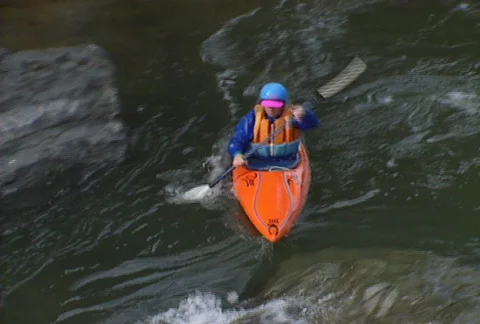 Kayak 05 Stock Footage 491720