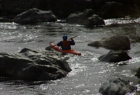 Kayak 11 Stock Footage 491731