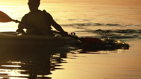 Kayak-deuce, paddle close-up 動画素材 94835907