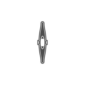 Kayak icon. Elements of water craft from above. Premium quality graphic design Ilustración de archivo
