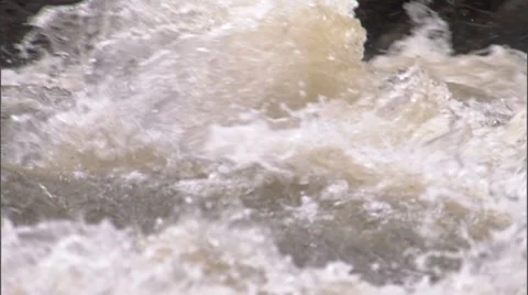 Kayak Idaho Big White Water 3 Stock Footage