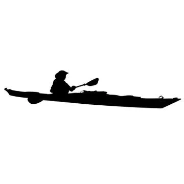 Kayak Stock Illustration