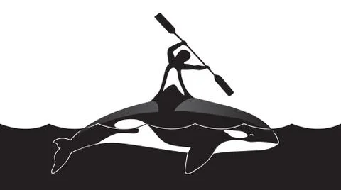 Kayak Stock Illustration