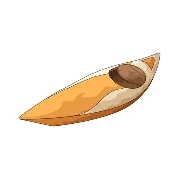 Kayak illustration Ilustração Stock