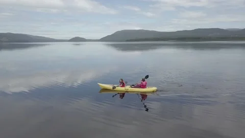 KAYAK LAGO 1 Stock Footage 148307856