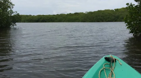  Kayak in a lake Stock Footage 60768483