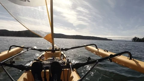 Kayak POV, nice view 動画素材 108603702