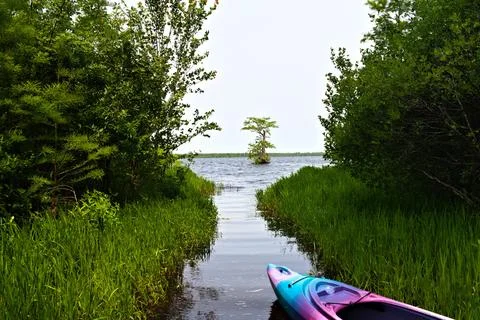 Kayak Preparing for a Launch Stock Photos