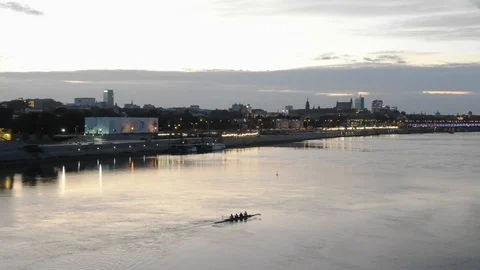 Kayak On The River Stock Footage 97815314