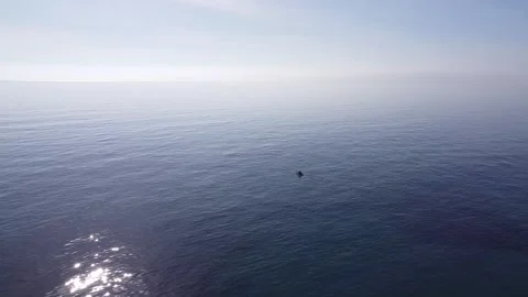 Kayak in the sea Stock Footage 150129885