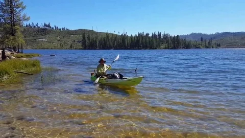 KayakAntelope Stock Footage 71353178