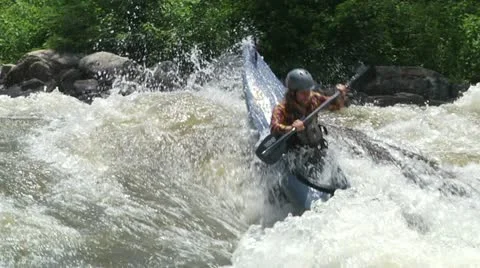 Kayaker10 Stock Footage