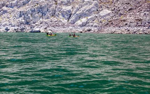 Kayakers. Stock Photos