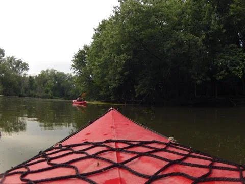 The Kayakers View Stock Photos