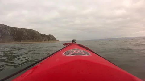 Kayaking in Abersoch Stock Footage 46723278