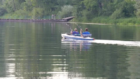 Kayaking Stock Footage 203913872