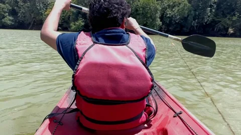 Kayaking Stock Footage 211800424