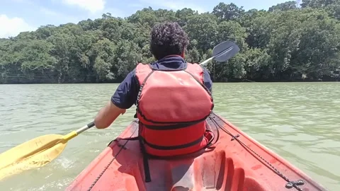 Kayaking Stock Footage 211801783