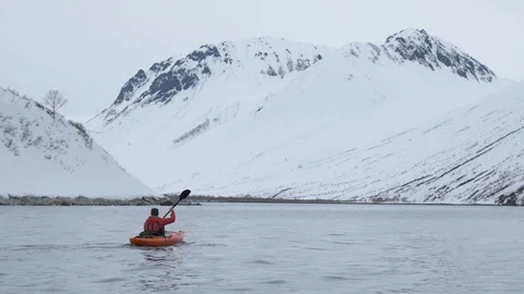 Kayaking at Kamchatka Stock Footage 101823469