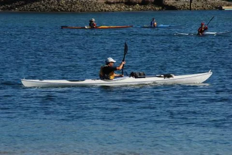 Kayaking 写真素材