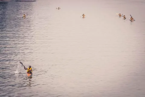 Kayaking Stock Photos