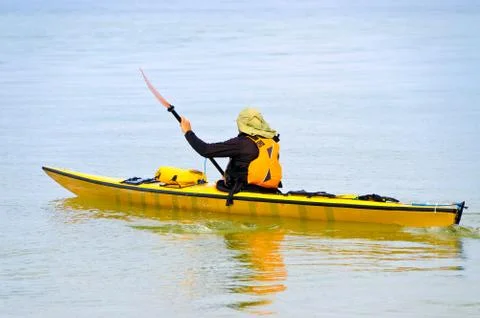 Kayaking Foto stock