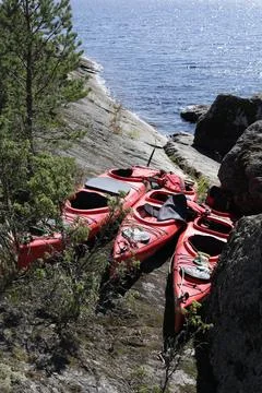Kayaking Stock Photos