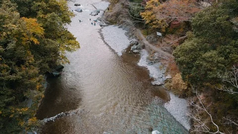 Kayaking on a river Stock Footage 97975531