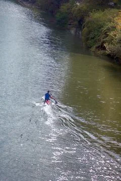 A kayaking walk Stock Photos