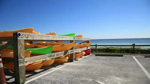 Kayaks Video stock 20476551