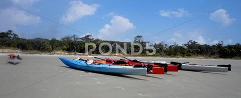 Kayaks Stock Photos