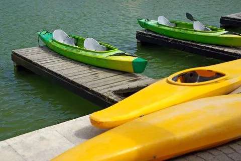 Kayaks Stock Photos