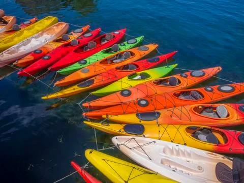 Kayaks Stock Photos